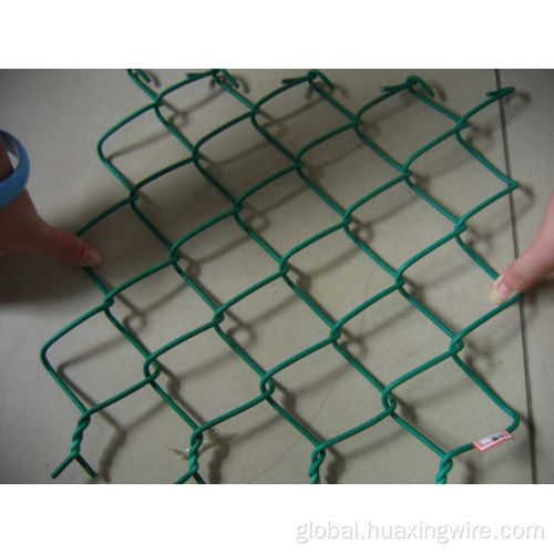 Chain Link Fence Gate PVC coated chain link fence Supplier